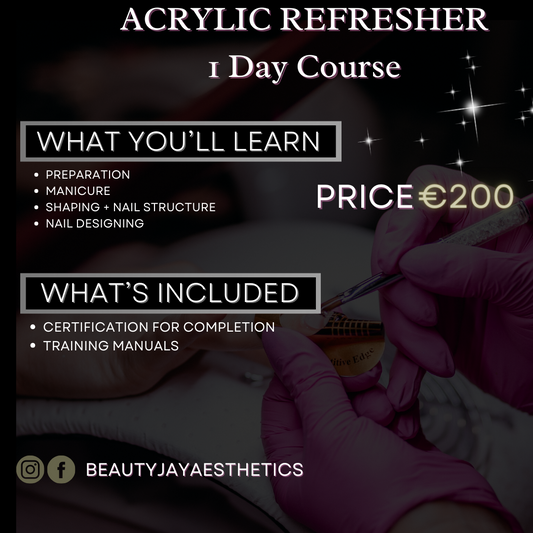 Acrylic Refresher 1 day course