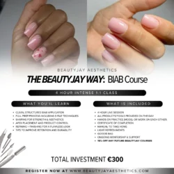 BIAB Masterclass. Small Group or 1:1 | 3.5 Hours